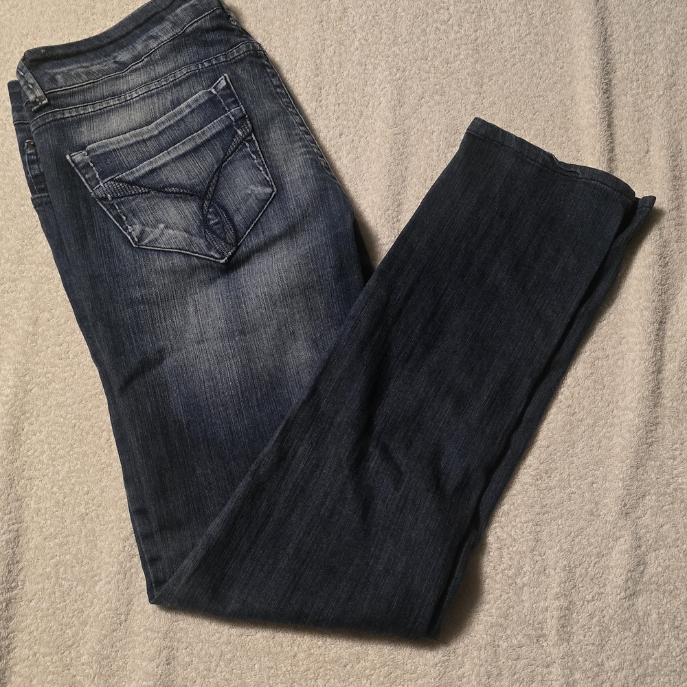 Vintage Dark Blue Women Jeans